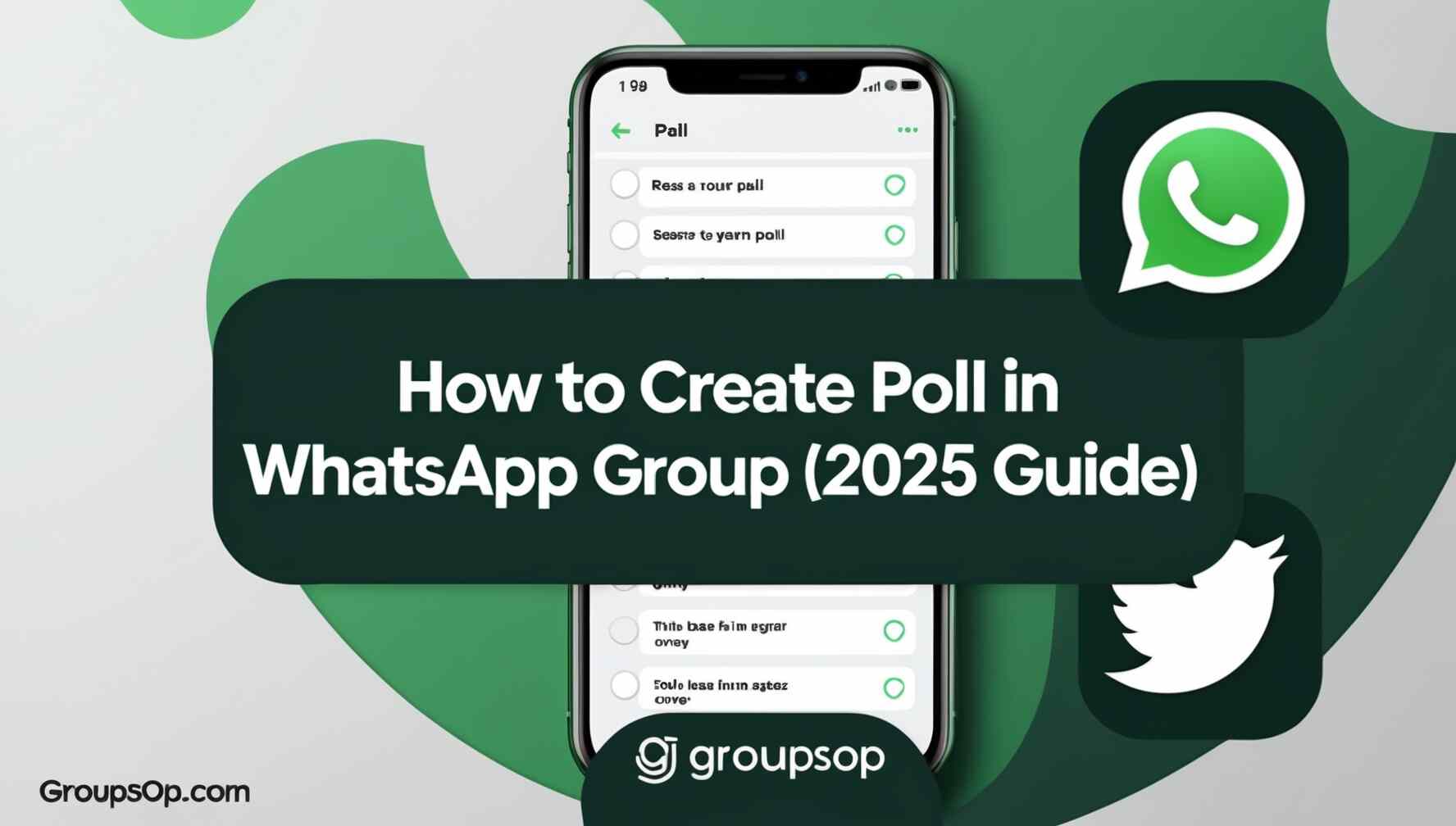 How to Create Poll in WhatsApp Group (2025 Guide)