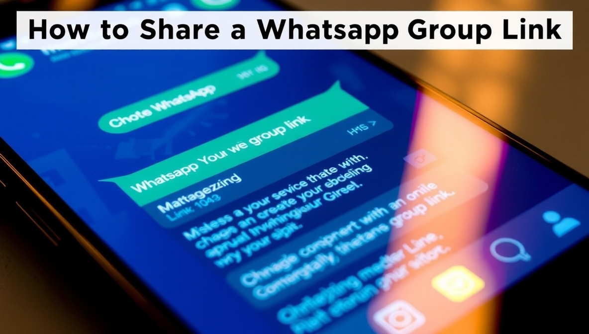How to Share a WhatsApp Group Link in 2025 – Quick & Easy Guide