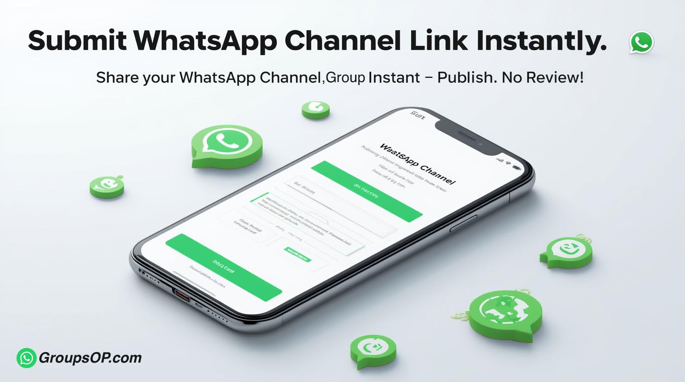 How to Submit WhatsApp Group or Channel Link Instantly — Share Your Group or Channel on GroupsOP (2025 Guide)