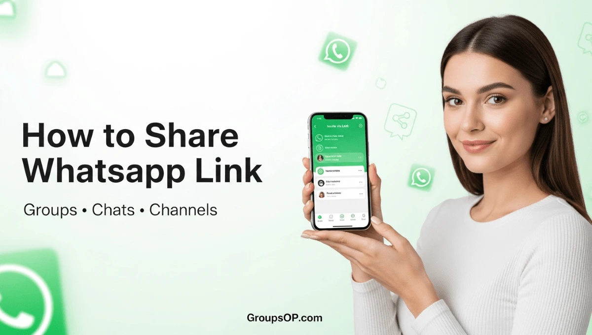 How to Share a WhatsApp Link (Groups, Chats, and Channels Made Simple)